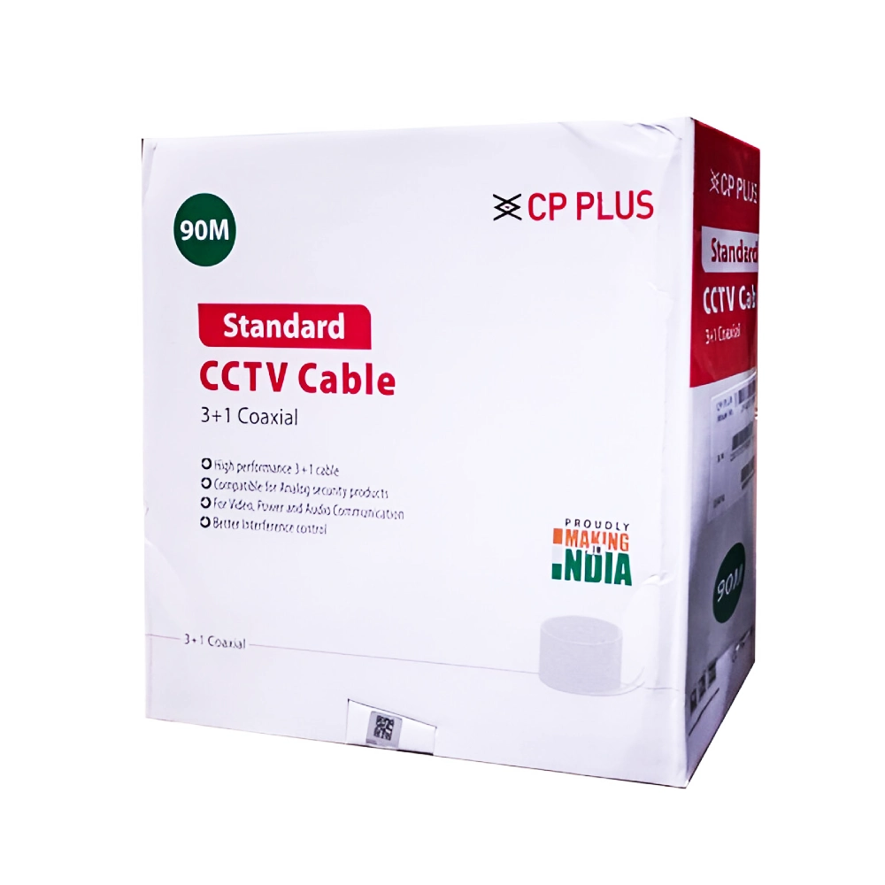 CP-Plus 3+1 CCTV Cable Copper 90m